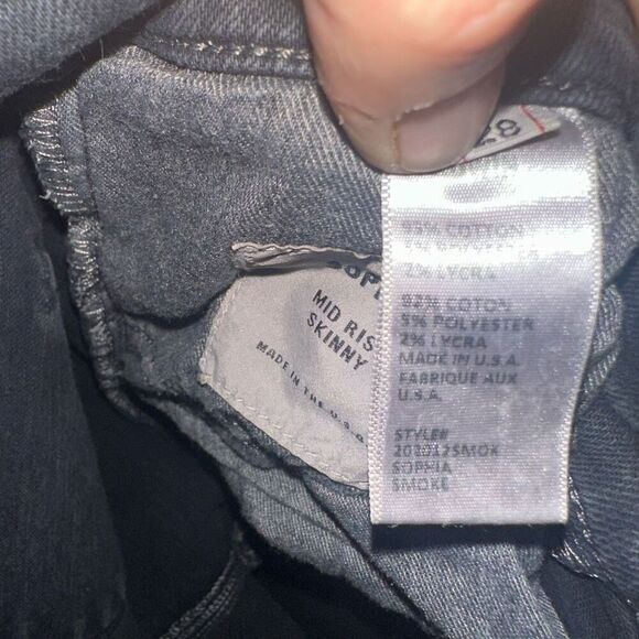 Baldwin KC Sophia mid rise skinny luxe black jeans - Picture 3 of 5